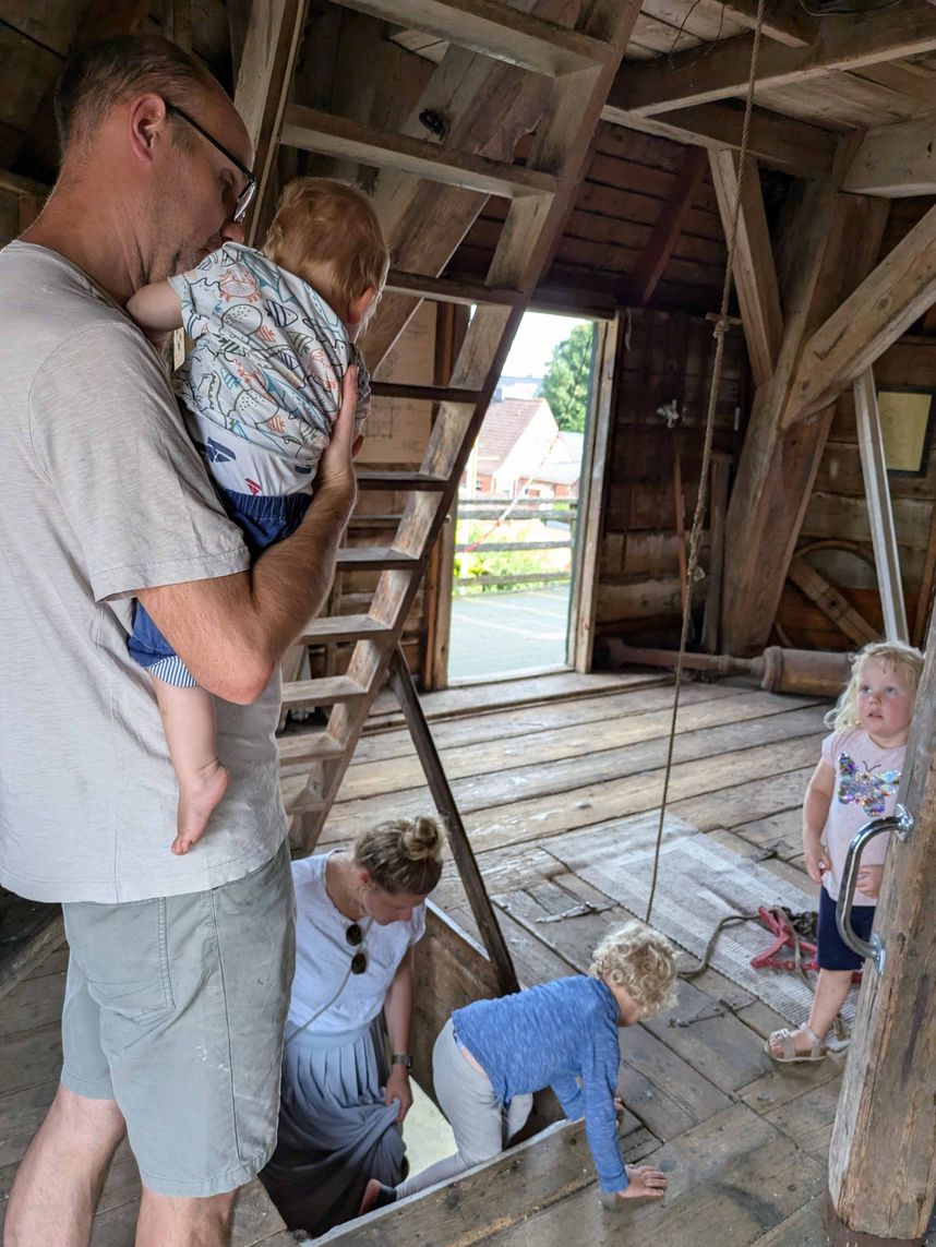 Spannende Einblicke in der Rumflether Mühle.